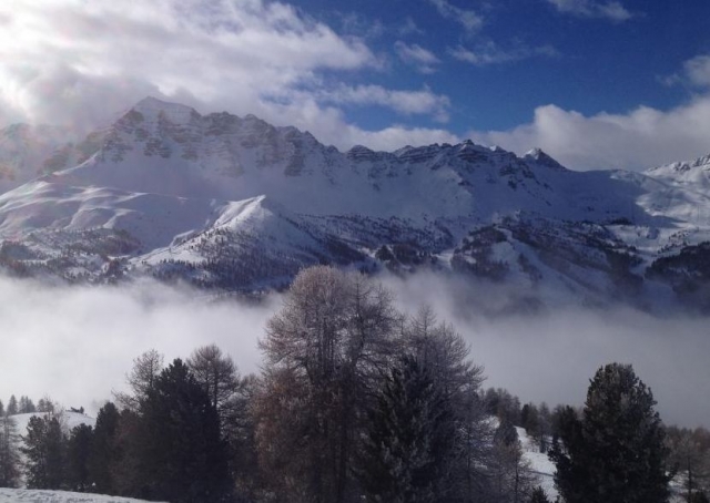 snowboard fuera de pista Foret Blanche